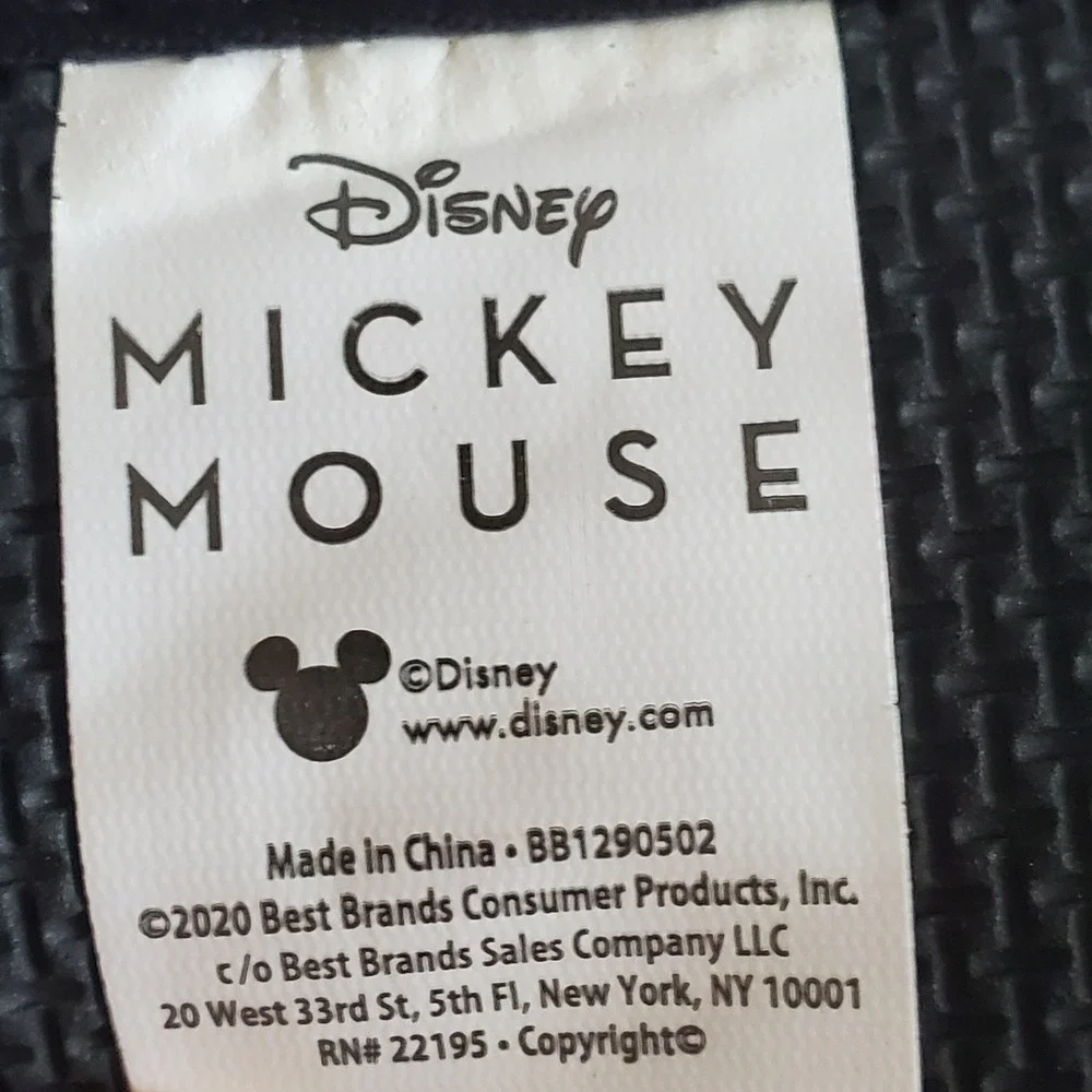Disney Mickey Mouse Oversized Oven Mitt + Pot Holder Set Red Black Retro Gift 79